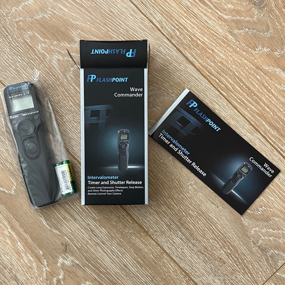 Flashpoint Wave Commander Timer and Shutter Release